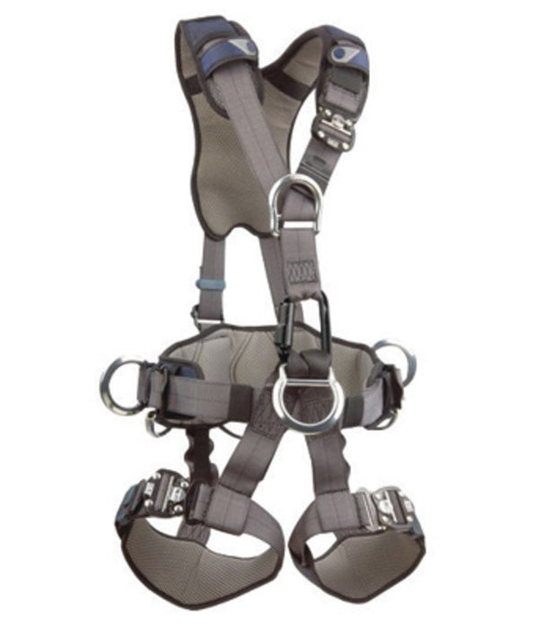 DBI/SALA 1108613 Medium ExoFit Full Body Style Harness With Back, Front And Side D-Ring And Coated Hardware