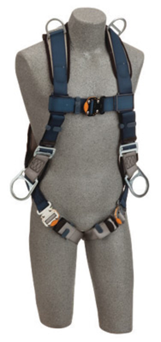 3M DBI SALA DBI/SALA 1109226 X-Large Exofit Positioning/Retrieval Full Body/Vest StyleHarness With Back, Side And Shoulder D-Rings, Quick Connect