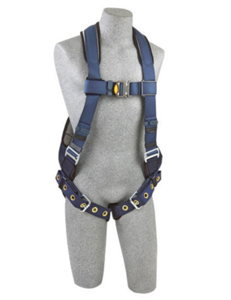 3M DBI SALA DBI/SALA 1109355 Medium ExoFit Full Body/Vest Style Harness With Back D-Ring, Tongue Leg Strap Buckle, Quick Connect Chest Strap Buckle