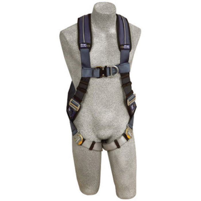 DBI/SALA 1109727 Large ExoFit XP Full Body/Vest Style Harness With Back And Front D-Ring, Quick Connect Chest And Leg Strap Buckle, Loops For Body Belt And Removable Comfort Padding
