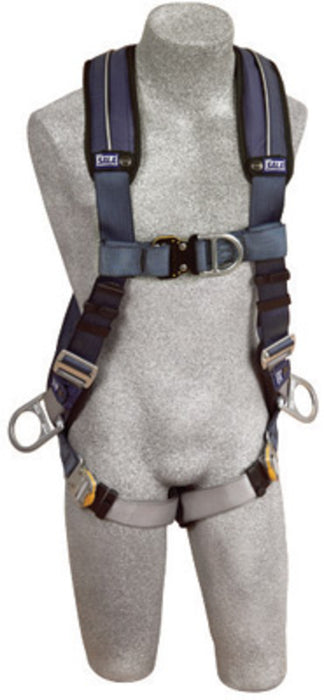 DBI/SALA 1109750 Small ExoFit XP Positioning/Climbing Vest Style Harness With Back, Front And Side D-Rings, Quick Connect Buckle Leg Strap And Removable Comfort Padding