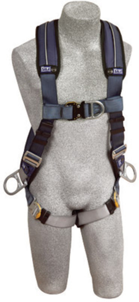 3M DBI SALA DBI/SALA 1109751 Medium ExoFit XP Full Body/Vest Style Harness With Back, Front And Side D-Ring, Quick Connect Chest And Leg Strap