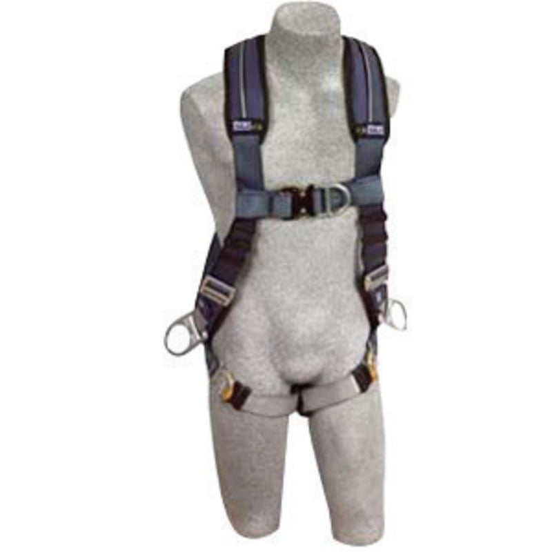 3M DBI SALA DBI/SALA 1109754 2X ExoFit XP Vest Style Harness With Back, Front And Side D-Rings, Quick Connect Buckle Leg Strap And Removable Comfort