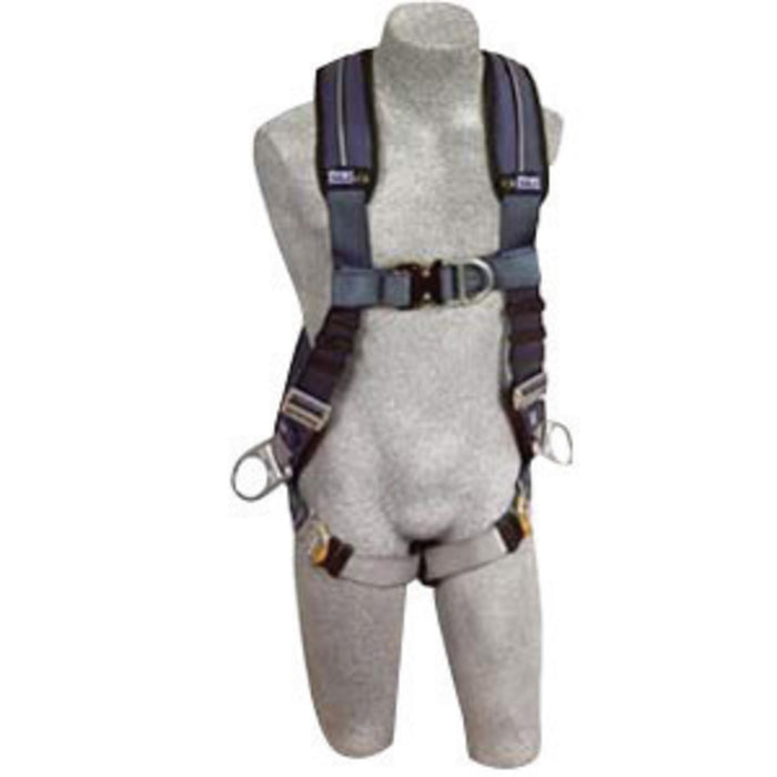 DBI/SALA 1109754 2X ExoFit XP Vest Style Harness With Back, Front And Side D-Rings, Quick Connect Buckle Leg Strap And Removable Comfort Padding