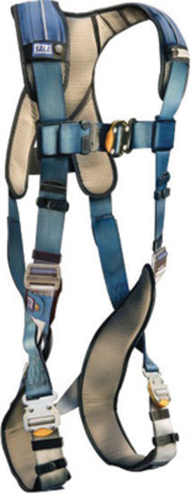 DBI/SALA 1110104 2X ExoFit XP Full Body/Vest Style Harness With Back D-Ring, Quick Connect Chest And Leg Strap Buckle, Loops For Body Belt And Removable Comfort Padding
