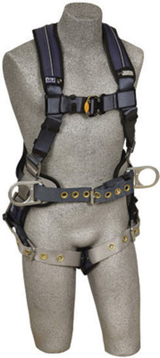 DBI/SALA 1110175 Small ExoFit XP Positioning Construction Style Harness With Back And Side D-Rings, Tongue Buckle Leg Strap, Belt With Sewn In Back Pad And Removable Comfort Padding