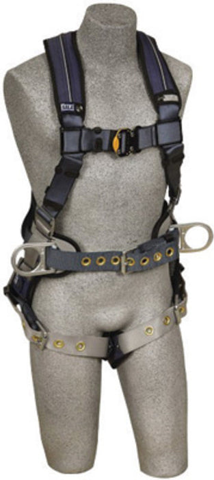 DBI/SALA 1110178 X-Large ExoFit XP Construction/Full Body Style Harness With Back And Side D-Ring, Belt With Pad, Tongue Leg Strap Buckle And Removable Comfort Padding