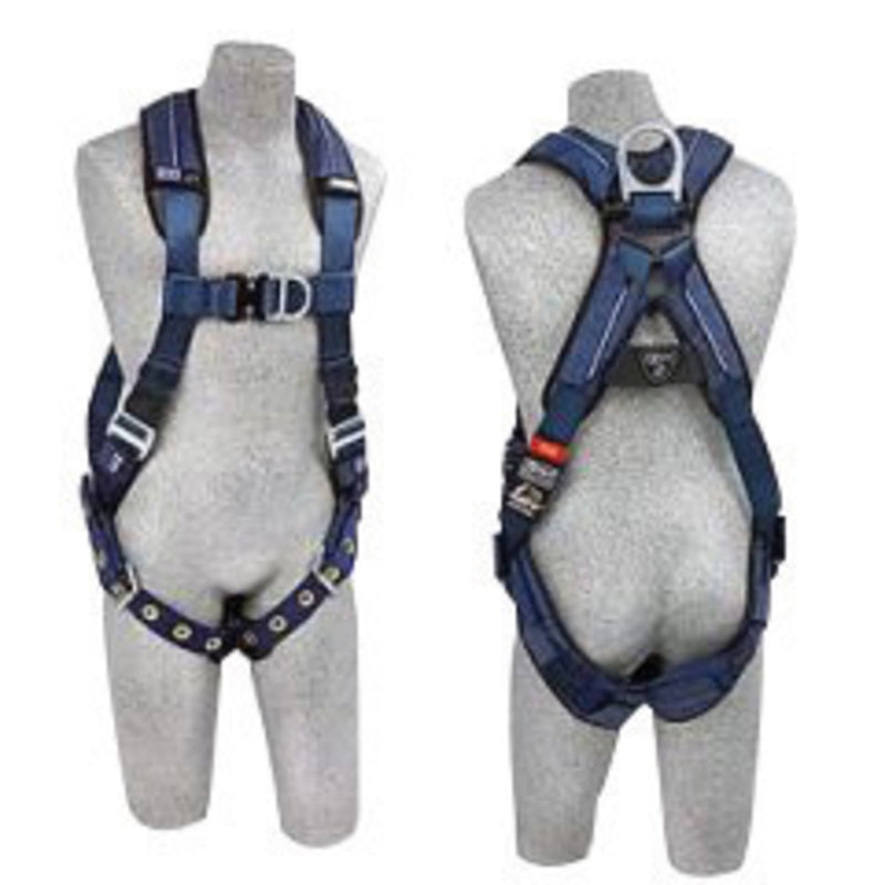 3M DBI SALA DBI/SALA 1110201 Medium ExoFit XP Full Body/Vest Style Harness With Back D-Ring And D-Ring, Loops For Belt, Tongue Leg Strap Buckle And