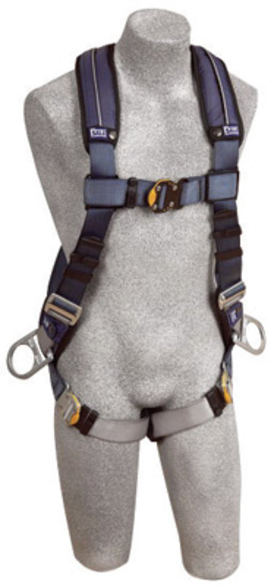 3M DBI SALA DBI/SALA 1110227 Large ExoFit XP Full Body/Vest Style Harness With Back And Side D-Ring, Quick Connect Chest And Leg Strap Buckle And