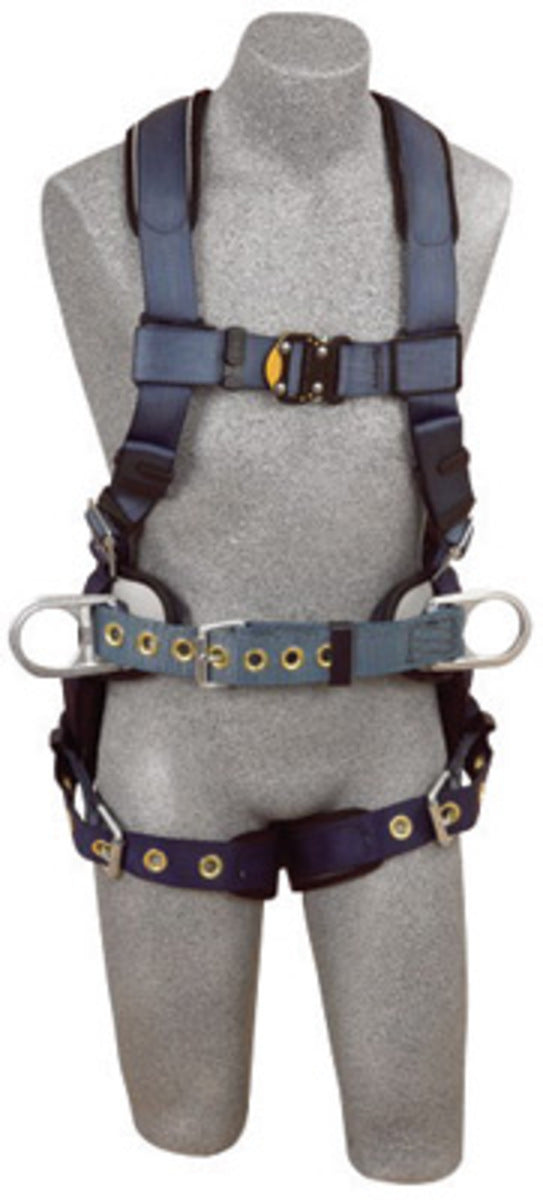 3M DBI SALA DBI/SALA 1110479 2X ExoFit Construction/Full Body/Vest Style Harness With Back And Side D-Ring, Belt With Pad, Quick Connect Chest Strap