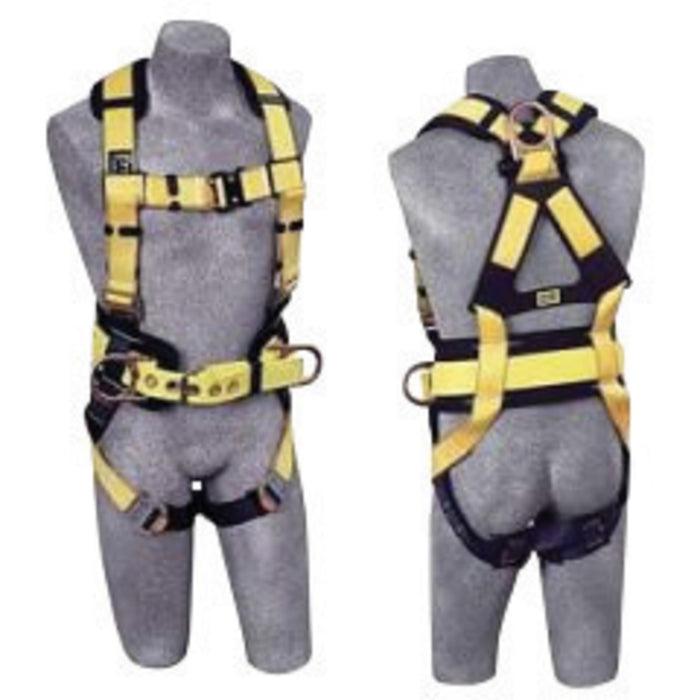 DBI/SALA 1110576 Medium Delta No-Tangle Full Body/Vest Style Harness With Back And Side D-Ring, Belt With Pad, Shoulder Pads And Quick Connect Chest And Leg Strap Buckle