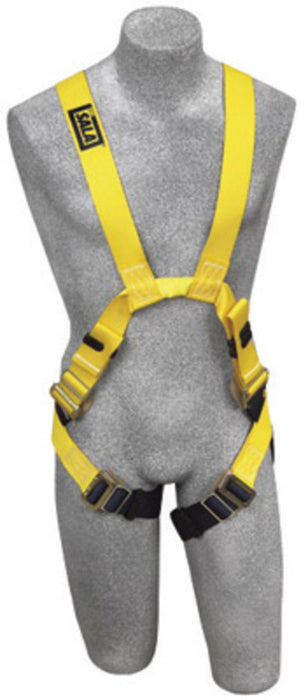 DBI/SALA 1110750 Medium Delta Arc Flash No-Tangle Cross Over/Full Body Style Harness With Back And Front Web Loop, Pass-Thru Leg Strap Buckle, No Metal Above Waist And Leather Insulators