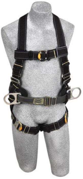 DBI/SALA 1110801 Large Delta Arc Flash No-Tangle Construction/Full Body/Vest Style Harness With Back Web Loop, Side D-Ring, Belt With Pad And Quick Connect Leg Strap Buckle