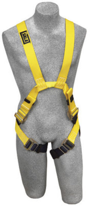 DBI/SALA 1110810 Medium Delta Arc Flash No-Tangle Cross Over/Full Body Style Harness With Back And Front Web Loop, Quick Connect Leg Strap Buckle, No Metal Above Waist And Leather Insulators