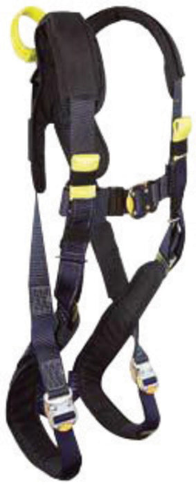 DBI/SALA 1110844 Large ExoFit XP Arc Flash Full Body/Vest Style Harness With Back D-Ring, Web Rescue Loops, Quick Connect Chest And Leg Strap Buckle, Leather Insulators And Nomex/Kevlar Comfort Padding