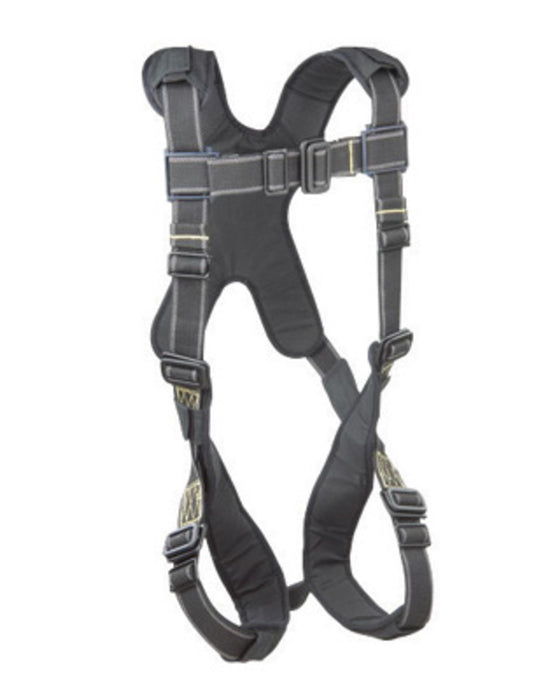 DBI/SALA 1112553 DBI-SALA X-Large ExoFit STRATA Construction Style Harness With Aluminum Back And Side D-rings, Duo-Lok Quik Connect Buckles, Waist Pad And Belt