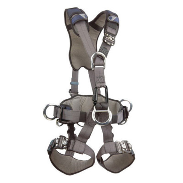 DBI/SALA 1110911 Large ExoFit Derrick Full Body Style Harness With Back, Front And Side D-Ring, Tongue Leg Strap Buckle, 18 Extension, Hip Pad, Belt And Seat Strap