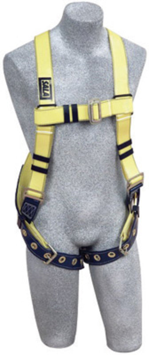 3M DBI SALA DBI/SALA 1110994 X-Large Delta No-Tangle Full Body/Vest Style Harness With Back D-Ring, Tongue Leg Strap Buckle And Resist Web