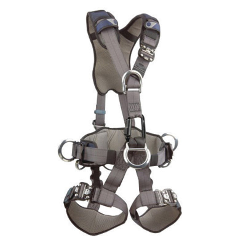 3M DBI SALA DBI/SALA 1111427 Large ExoFit Full Body/Vest Style Harness With Back D-Ring, Quick Connect Chest And Leg Strap Buckle, Stainless Steel