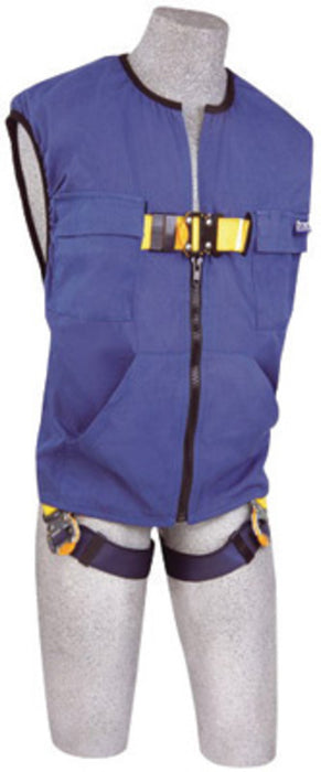 DBI/SALA 1111576 Universal Delta No-Tangle Full Body/Workvest Style Harness With Back D-Ring And Quick Connect Leg Strap Buckle