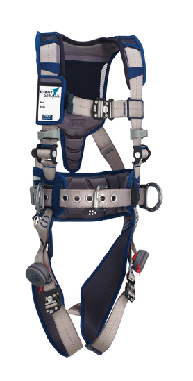 DBI/SALA 1112551 DBI-SALA Medium ExoFit STRATA Construction Style Harness With Aluminum Back And Side D-rings, Duo-Lok Quik Connect Buckles, Waist Pad And Belt