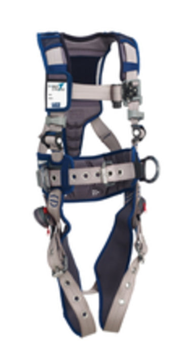 DBI/SALA 1112565 DBI-SALA Medium ExoFit STRATA Construction Style Harness With Aluminum Back And Side D-Rings, Tongue Buckle Leg Straps, Waist Pad And Belt