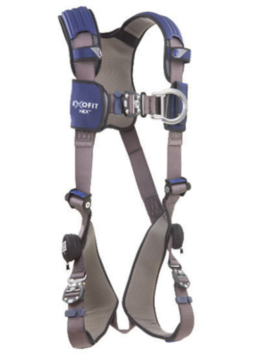 DBI/SALA 1113043 2X ExoFit NEX Climbing Vest Style Harness With Aluminum Back And Front D-Rings, Locking Quick Connect Buckle Leg Strap And Comfort Padding
