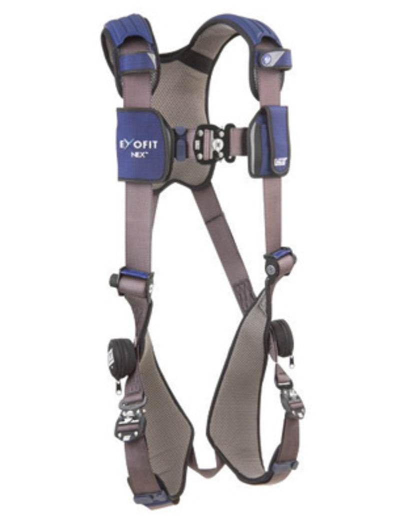 3M DBI SALA DBI/SALA 1113073 2X ExoFit NEX Full Body/Vest Style Harness With Tech-Lite Aluminum Back And Front D-Ring, Duo-Lok Quick Connect Leg And