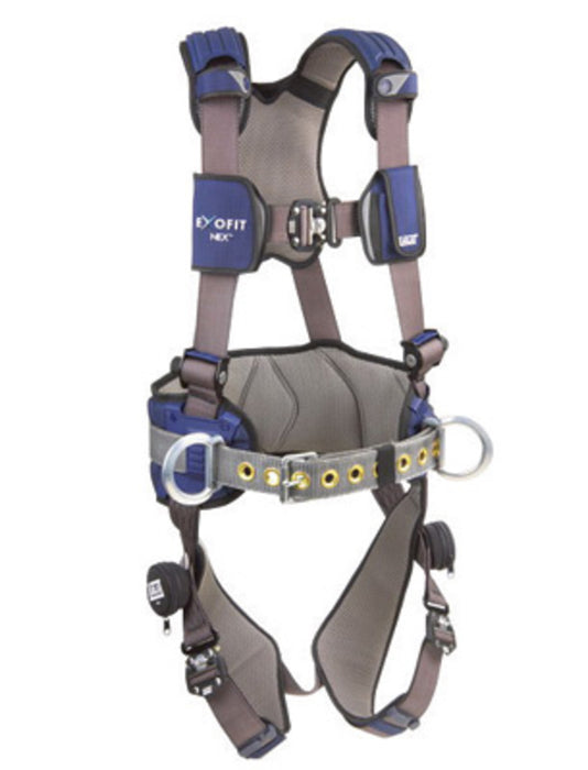 DBI/SALA 1113120 X-small ExoFit NEX Construction/Full Body Style Harness With Tech-Lite Aluminum Back D-Ring, Duo-Lok Quick Connect Leg And Chest Strap Buckle, Torso Adjuster, Back And Leg Comfort Padding
