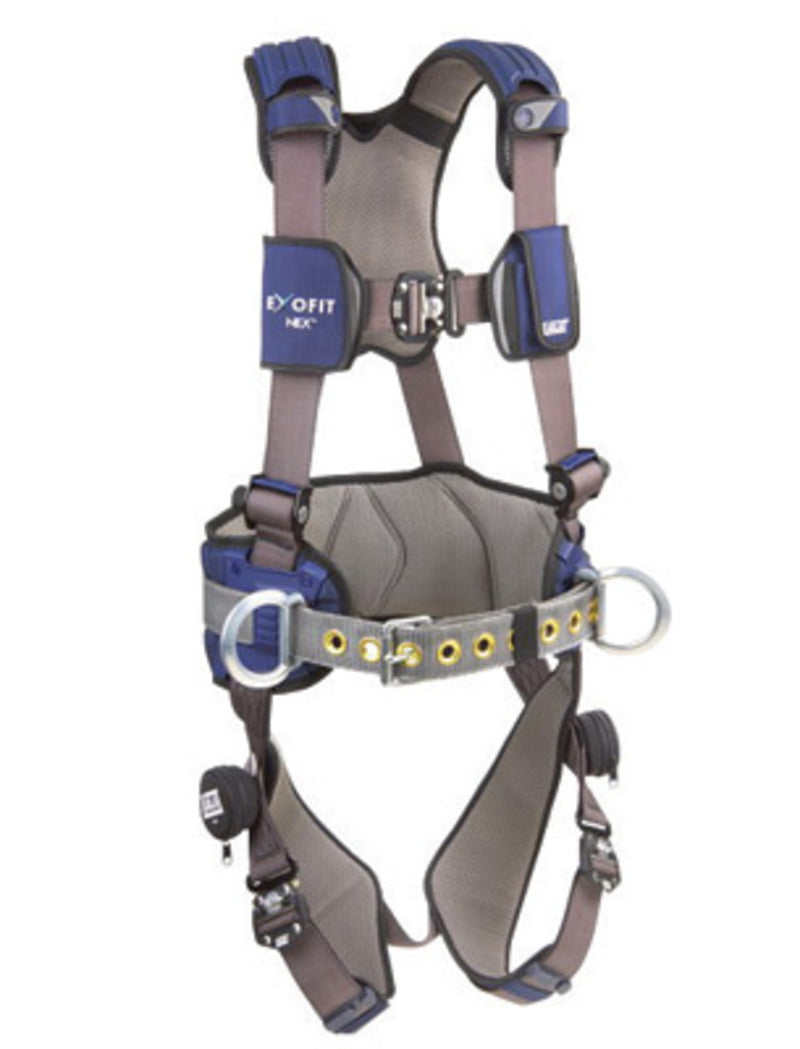3M DBI SALA DBI/SALA 1113160 X-Large ExoFit NEX Construction/Full Body Style Harness With Tech-Lite Aluminum Back, Front And Side D-Ring, Duo-Lok
