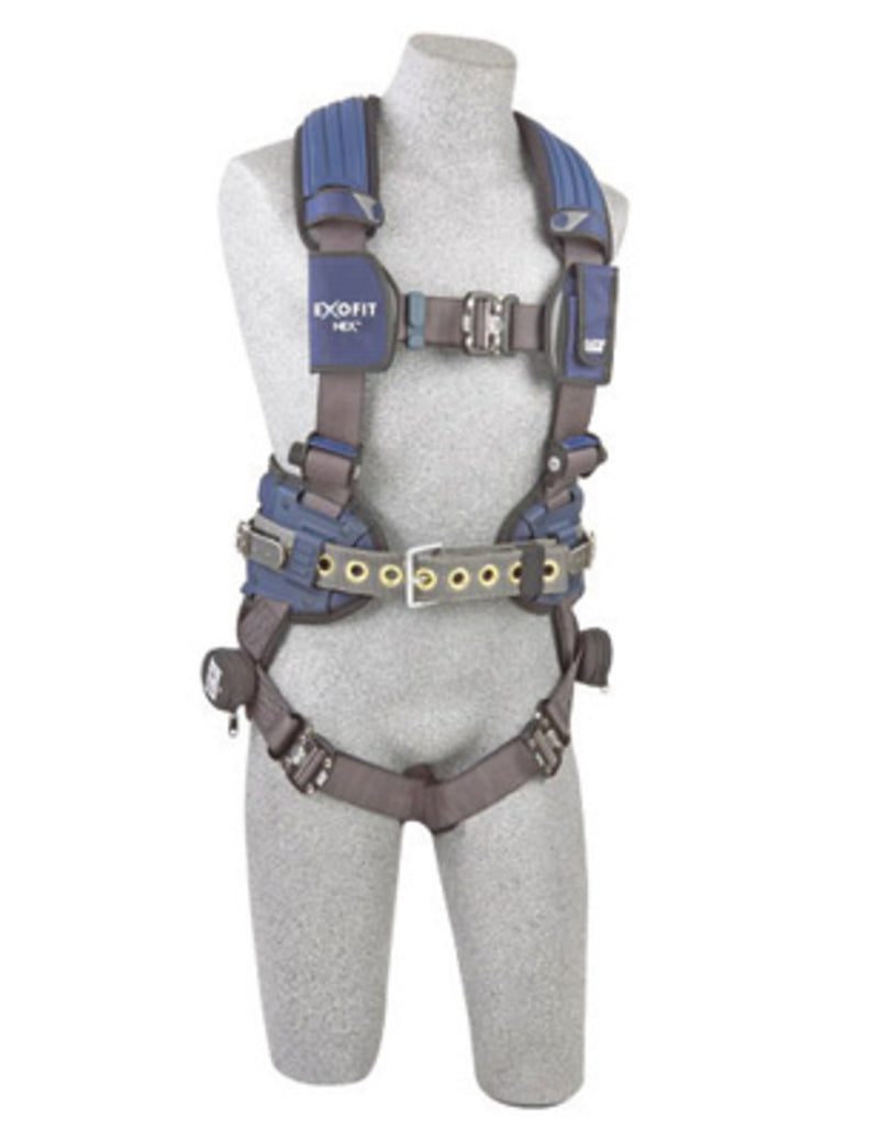 3M DBI SALA DBI/SALA 1113199 X-Large ExoFit NEX Full Body/Vest Style Harness With Tech-Lite Aluminum Back D-Ring, Miner'S Belt With Pad And Side