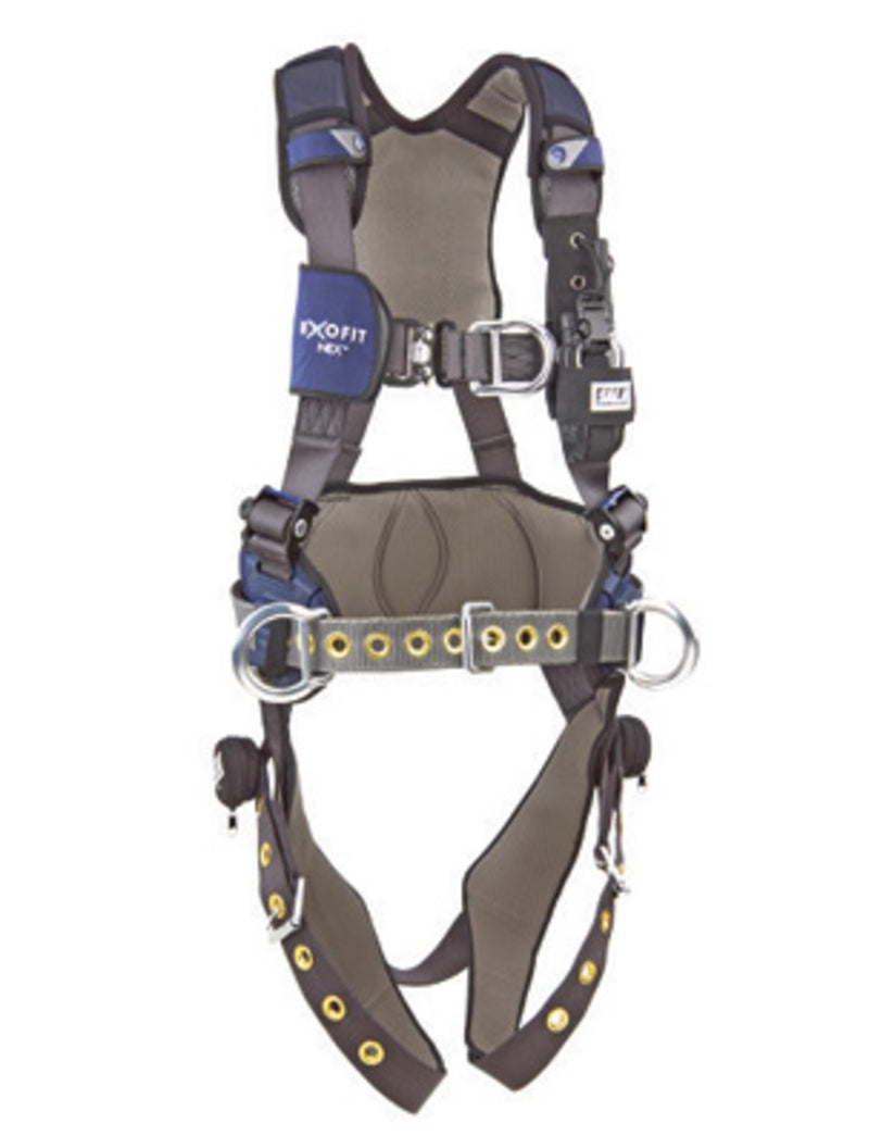3M DBI SALA DBI/SALA 1113215 Small ExoFit NEX Climbing Wind Energy Positioning Harness With Aluminum Back Front And Side D-Rings, Locking Quick