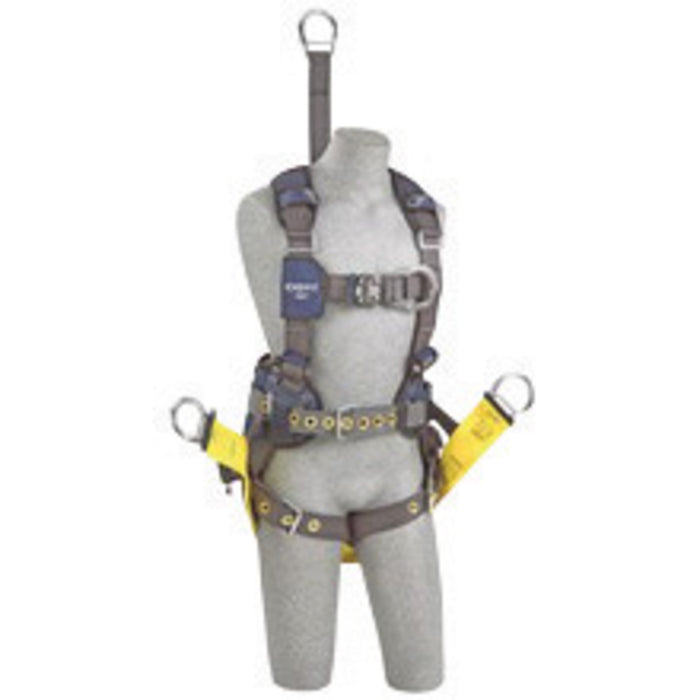 DBI/SALA 1113292 Large ExoFit NEX Full Body/Vest Style Harness With Tech-Lite Aluminum Back D-Ring With 18 Extension And Front D-Ring With Duo-Lok Quick Connect Chest Strap, Tongue Leg Strap Buckle And Belt With Pad, Soft Seat Sling With Positioning D-Rin