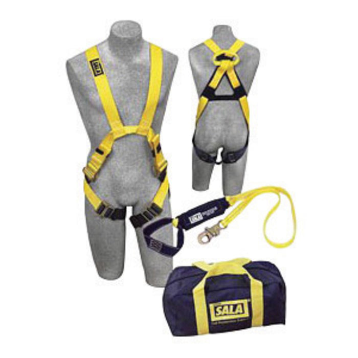 DBI/SALA 1150054 Delta II Arc-Flash Large Fall Protection Kit (Includes 1110751 Nylon Harness With Web Loop And 1220861 6' Large Arc Flash Shock Absorbing Lanyard With Bag )