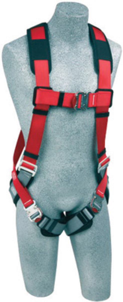 3M DBI SALA DBI/SALA 1191254 X-Large Protecta PRO Full Body/Vest Style Harness With Back D-Ring, Quick Connect Chest And Leg Strap Buckle And