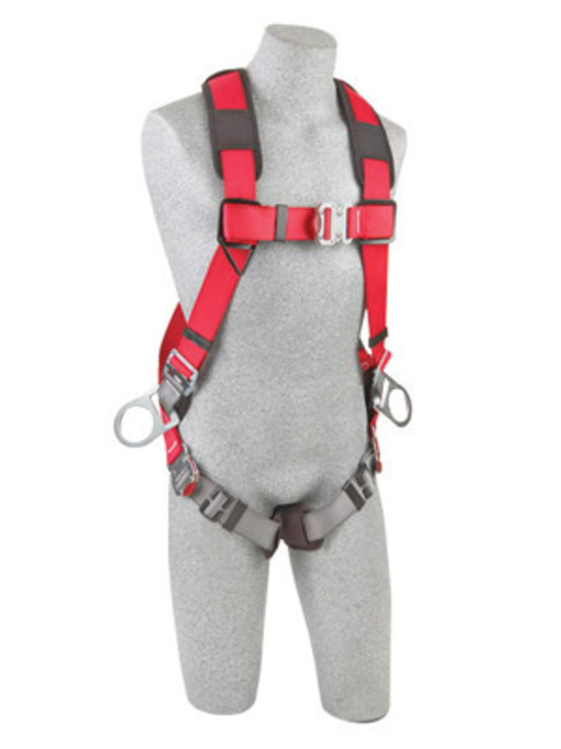 3M DBI SALA DBI/SALA 1191260 Medium/Large Protecta PRO Full Body/Vest Style Harness With Back And Side D-Ring, Quick Connect Chest And Leg Strap