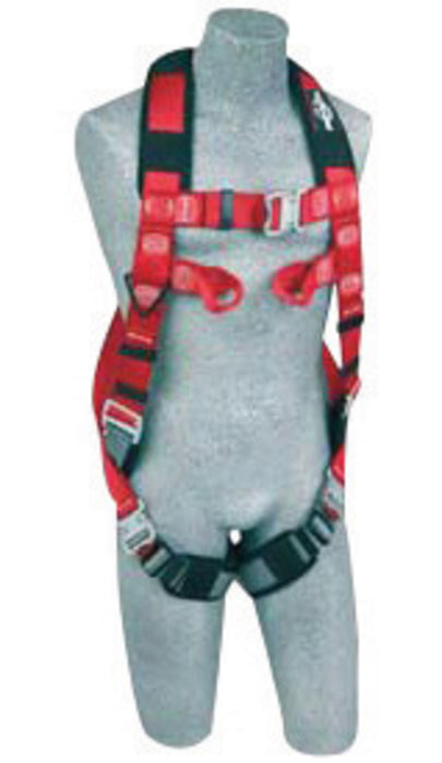 DBI/SALA 1191264 Medium/Large Protecta PRO Industrial Climbing Vest Style Harness With Quick Connect Legs And Chest, Back And Leg Padding, Rear (Dorsal) And (2) Web Loops At Chest