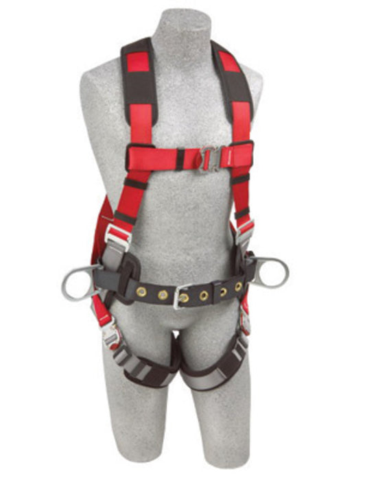 DBI/SALA 1191271 X-Large Protecta PRO Construction/Full Body/Vest Style Harness With Back And Side D-Ring, Hip Pad And Belt With, Quick Connect Chest And Leg Strap Buckle And Comfort Padding