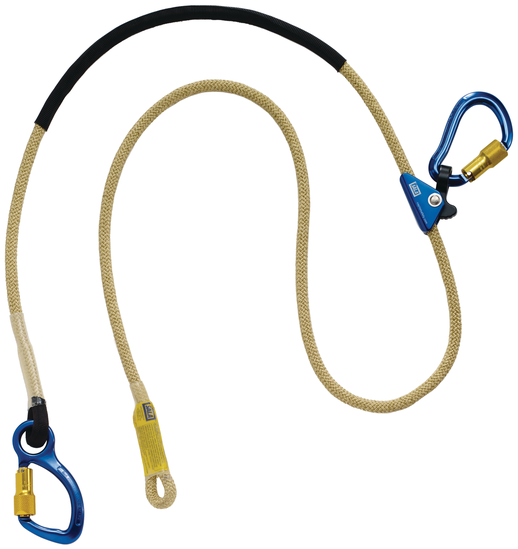 3M DBI SALA DBI/SALA 1234083 Pole Climber's Adjustable Rope Positioning Lanyard - For Electrical/Hot Work Use, Positioning Lanyards