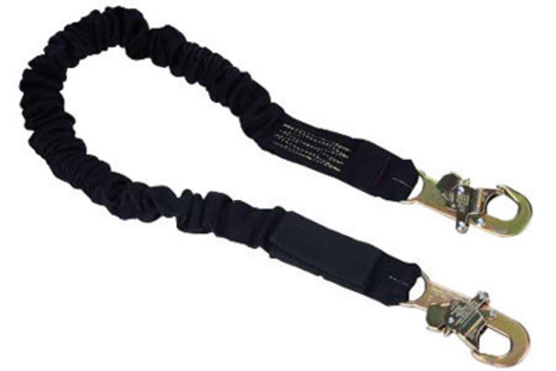 3M DBI SALA DBI/SALA 1244613 6' Shockwave2 Nomex/Kevlar Tubular Web Shock-Absorbing Lanyard With (1) Rebar Hook And (1) Snap Hook