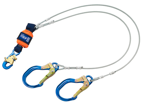 3M DBI SALA DBI/SALA 1246178 EZ-Stop Leading Edge 100% Tie-Off Cable Shock Absorbing Lanyard, Energy-absorbing Lanyards
