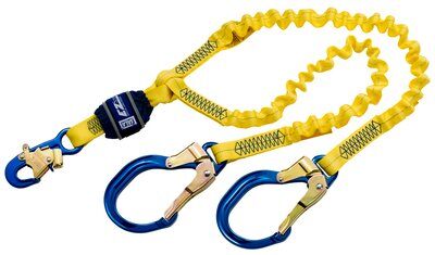 3M DBI SALA DBI-SALA 1246193 EZ-Stop 100% Tie-Off Shock Absorbing Lanyard, Energy-absorbing Lanyards