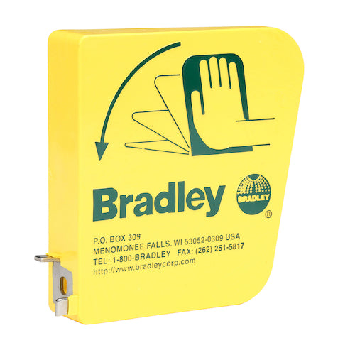 Bradley 128-135 Eyewash Yellow Plastic Handle, Service Part
