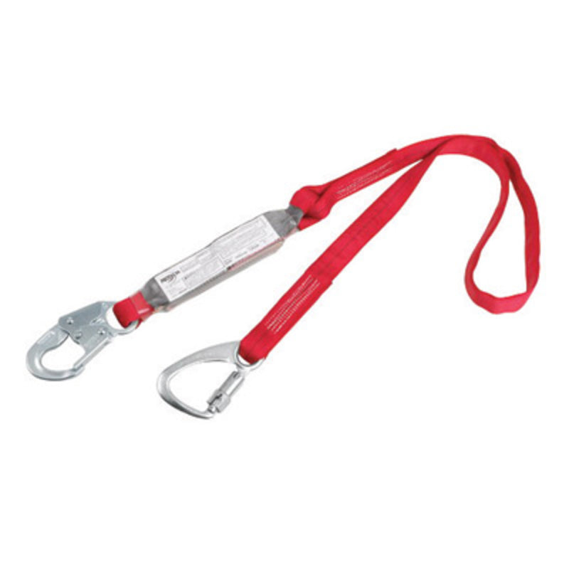 3M DBI SALA DBI/SALA 1340040 6' PROTECTA PRO Pack 1 Polyester Web Single-Leg Tie-Back Tie-Off Shock-Absorbing Lanyard With Snap Hook At One End And
