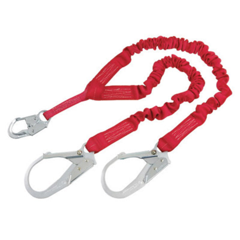 3M DBI SALA DBI/SALA 1340161 6' PROTECTA PRO Stretch 1 15/16 Polyester Tubular Web Twin-Leg 100% Tie-Off Shock-Absorbing Lanyard With Self-Locking