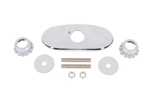 Bradley 150-221 4" Chrome-plated trim plate