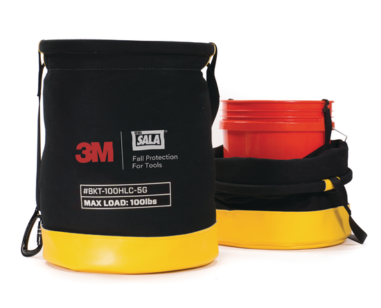 3M DBI SALA DBI/SALA 1500135 5 Gallon Safe Bucket 100 lb. Load Rated Hook and Loop Canvas, Tool Fall Protection