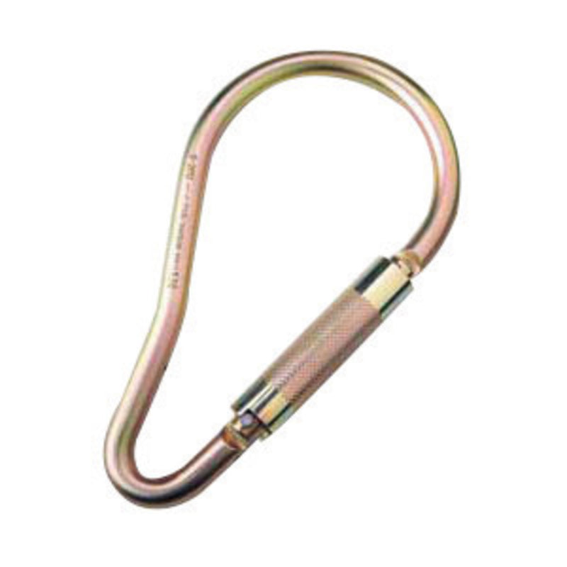3M DBI SALA DBI/SALA 2000114 Saflok 2 3/16 Self-Closing/Locking Steel Carabiner (3600 lb Load Rating), Carabiners