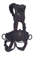 DBI/SALA 1113304 ExoFit NEX Rope Access/Rescue Harness with Chest Ascender - Black-Out