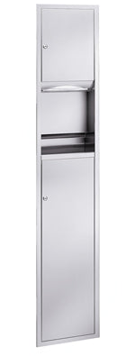 Bradley 225-110000 Towel/Waste- 9.2 Gal- Surf-Mtd, Combination Units